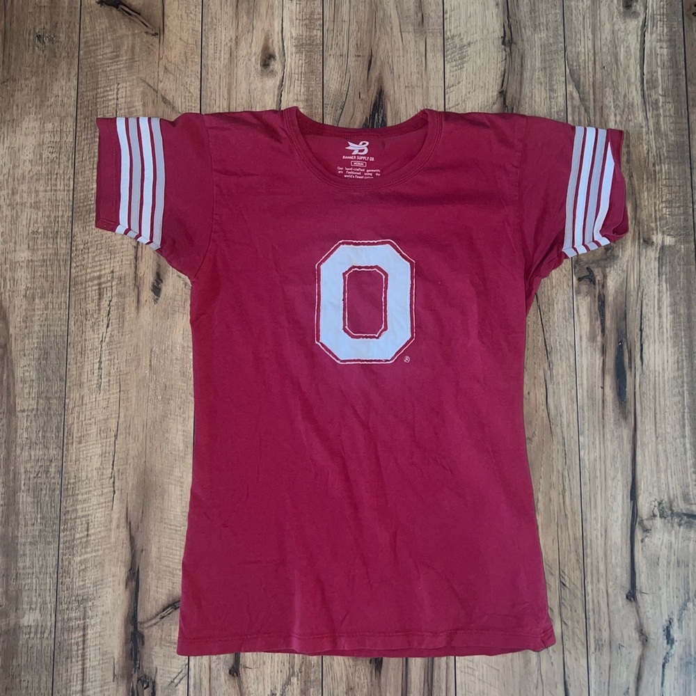 New Balance Women's Red Short Sleeve Tee